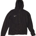 Мужской свитер с капюшоном на молнии NIKE, средний черный