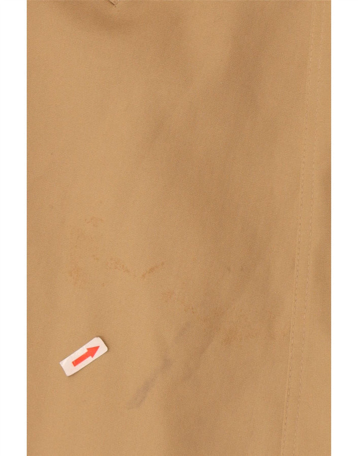 Винтажный мужской тренч UK 38, средний бежевый полиэстер