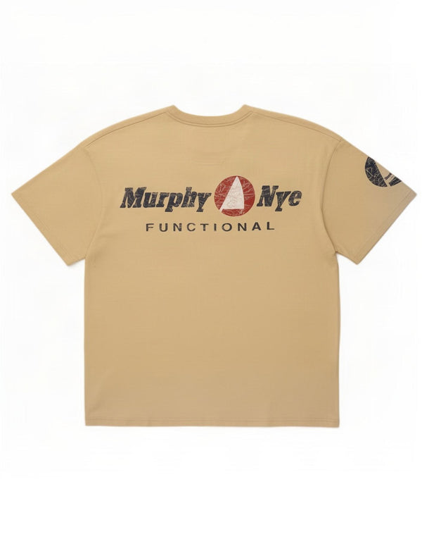 Мужская футболка с рисунком Murphy & Nye Top 2XL Бежевая