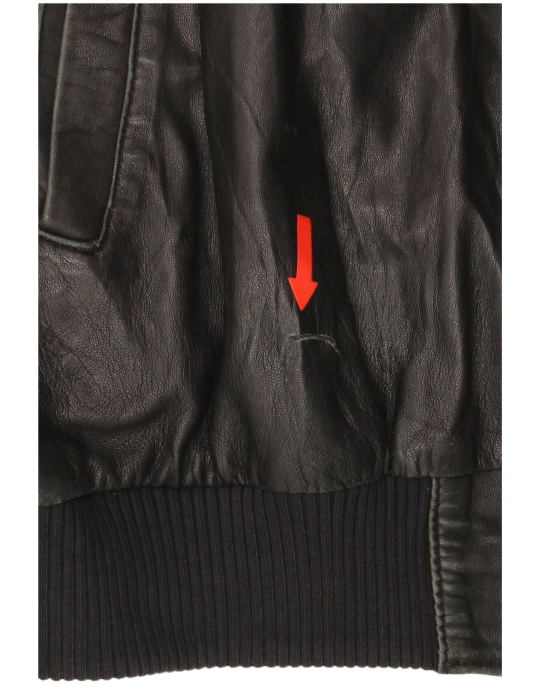 Мужская кожаная куртка John and Son's UK 38, черная кожа среднего размера