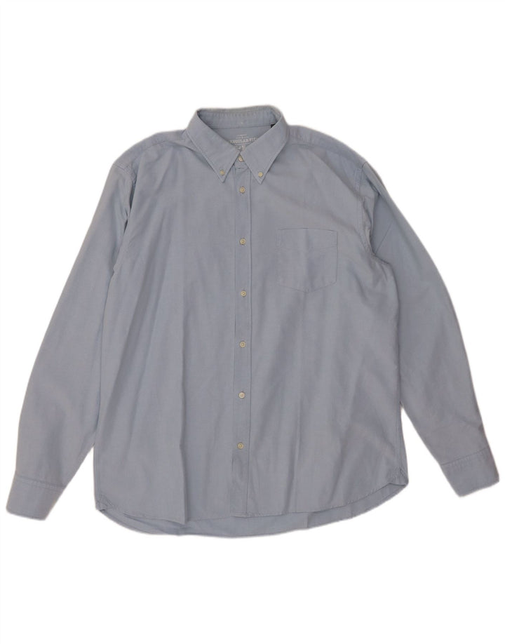 Мужская рубашка стандартного кроя OVS с выцветшим на солнце 2XL, синяя