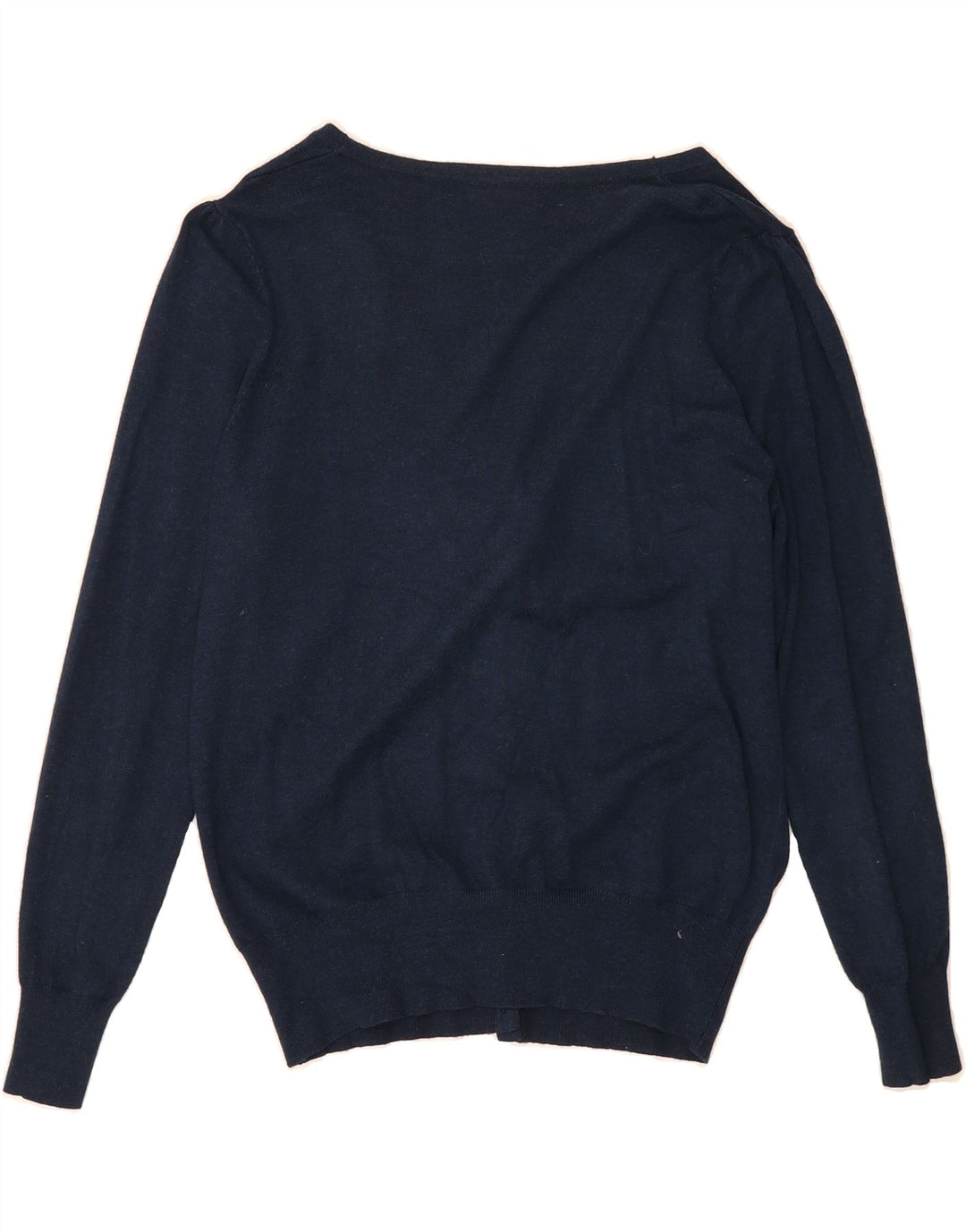 MARKS & SPENCER Womens Cardigan Sweater UK 8 Small Navy Blue Vintage Marks & Spencer and Second-Hand Marks & Spencer from Messina Hembry 
