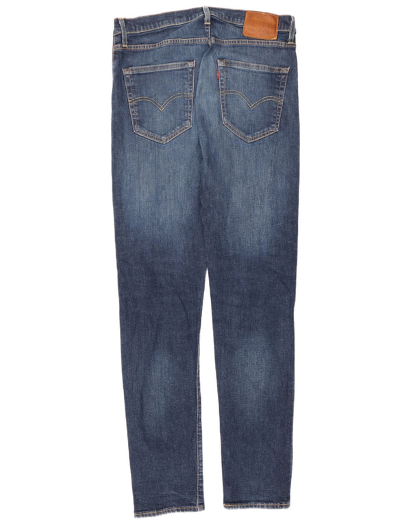 Мужские зауженные зауженные джинсы Levi's 512 W33 L34 синие, хлопок