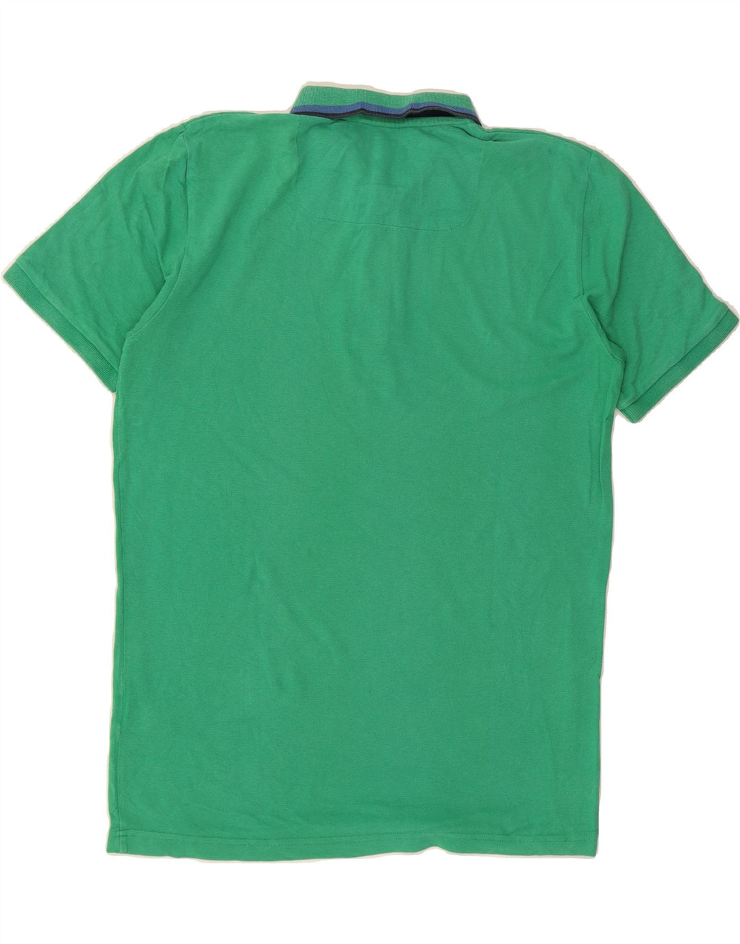 DACK'S Mens Polo Shirt Large Green Cotton Vintage Dack's and Second-Hand Dack's from Messina Hembry 