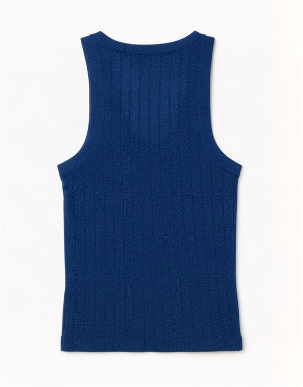 Женский жилет Zara UK 4 XS, синий вискоза с крапинками
