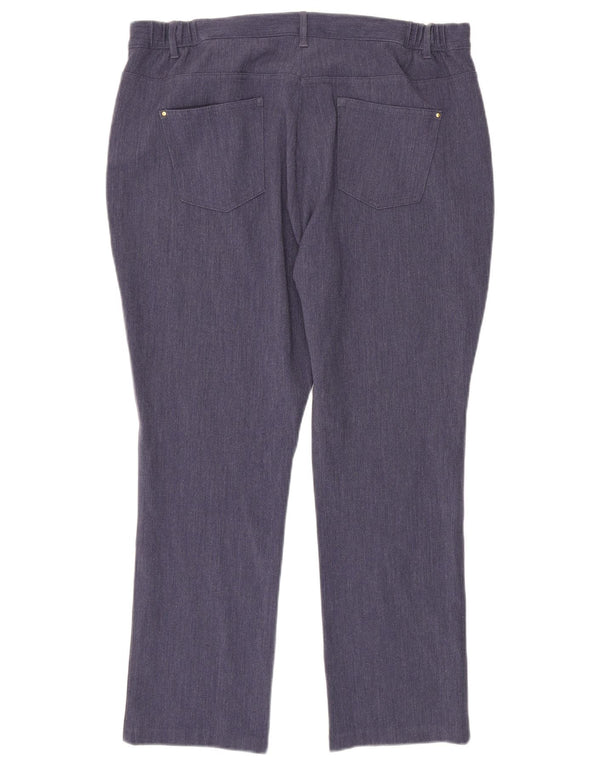 Женские повседневные брюки Marks & Spencer UK 18 XL W36 L38 Темно-синие