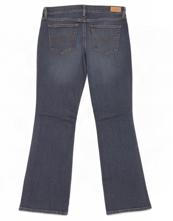 Мужские джинсы Levi's 515 Bootcut, размер США 10, большие размеры W32 L29, синий хлопок