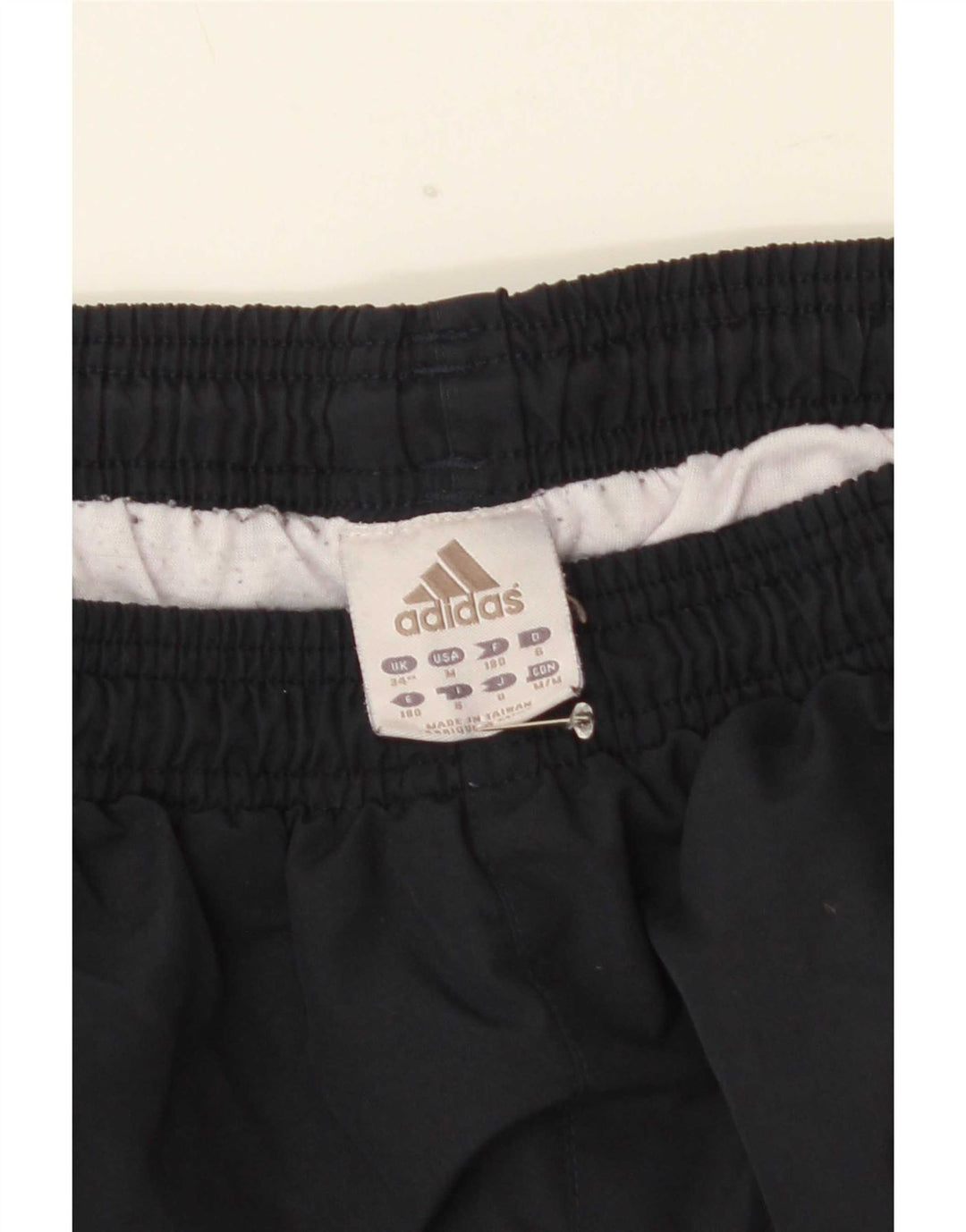 Adidas Мужские спортивные брюки Джоггеры Большой темно-синий полиэстер