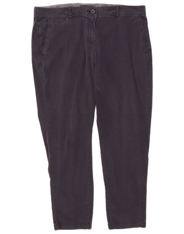 Женские прямые брюки чинос Marks & Spencer W38 L28 темно-синие