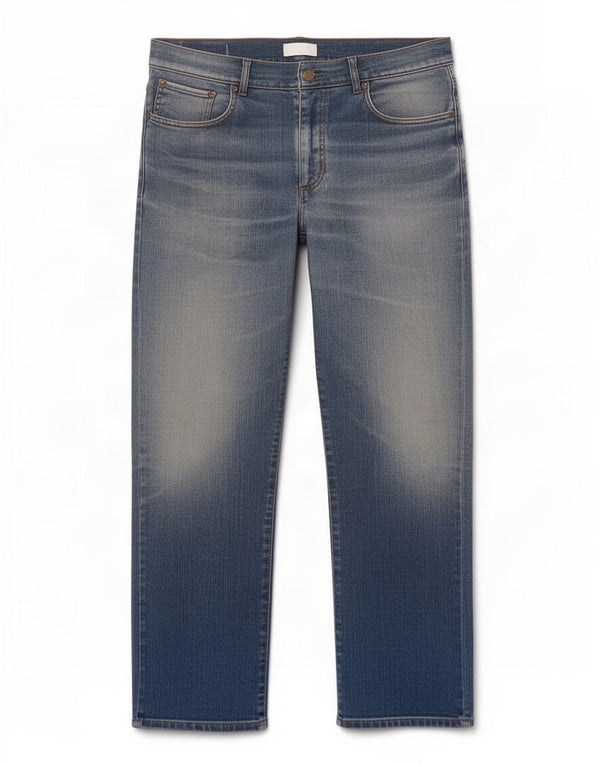 Мужские прямые джинсы Marlboro Classics Comfort Fit W34 L34, синий хлопок
