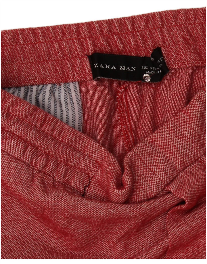 Мужские спортивные шорты Zara, маленькие красные в крапинку