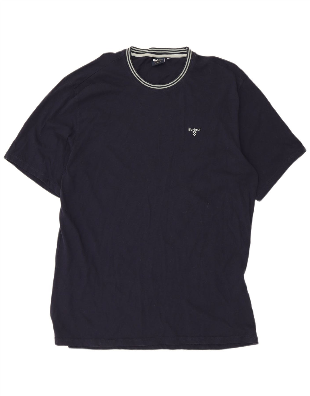 Мужская футболка Barbour Top 2XL Темно-синяя, хлопок