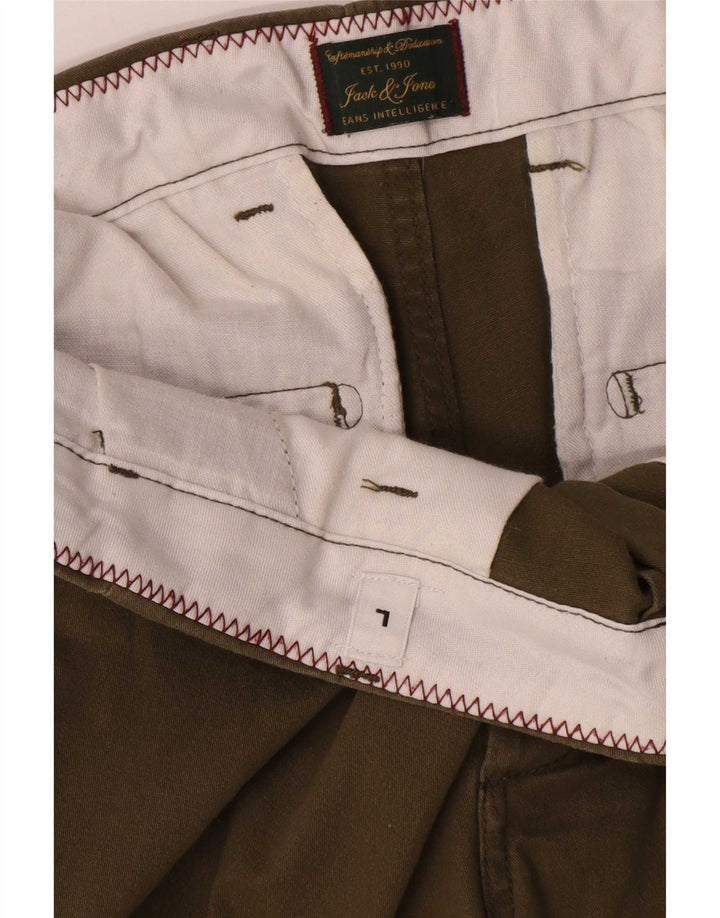 Мужские шорты чинос Jack & Jones, большие размеры, W36, хаки, хлопок