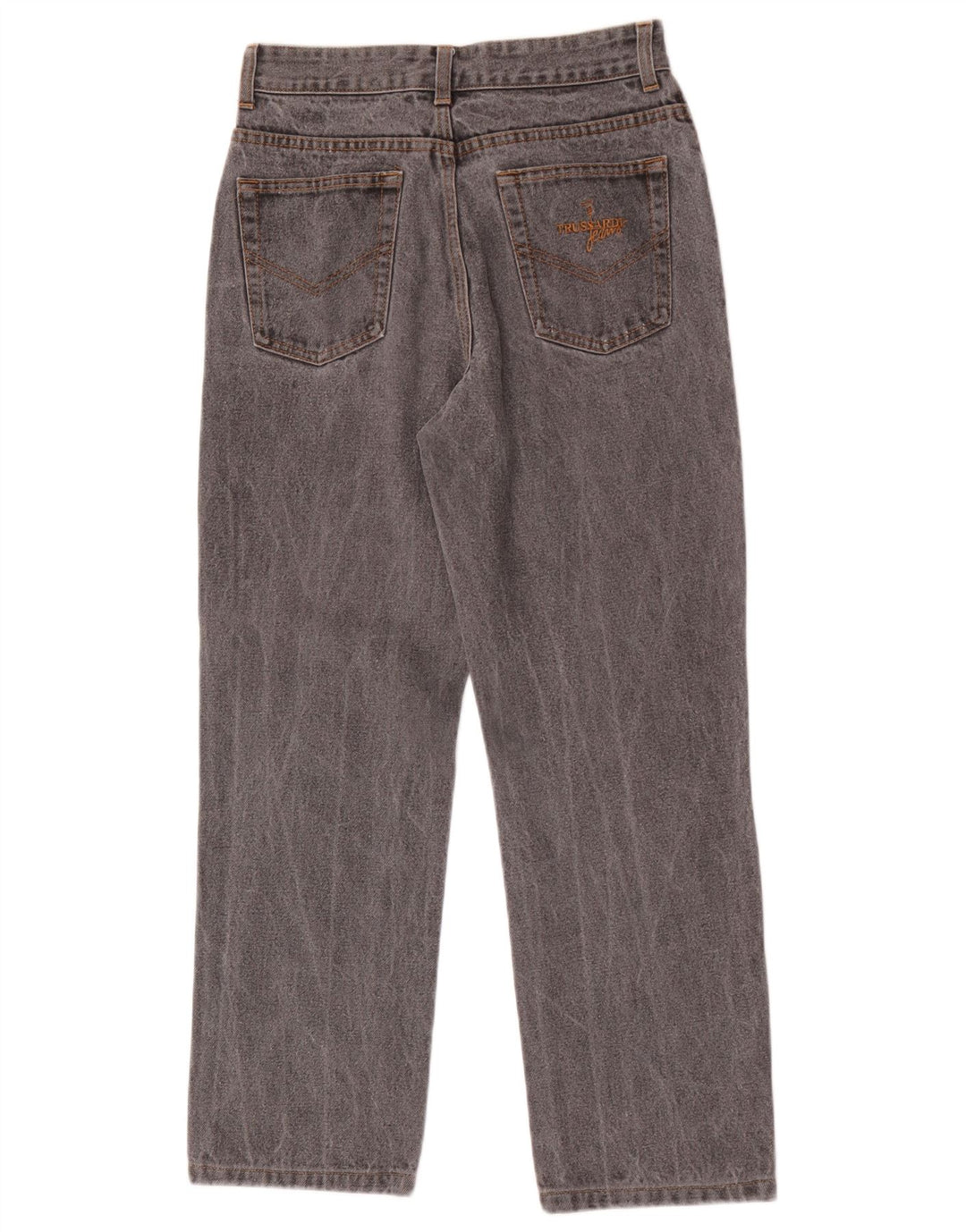 Женские прямые джинсы Trussardi W30 L27 серые, хлопок