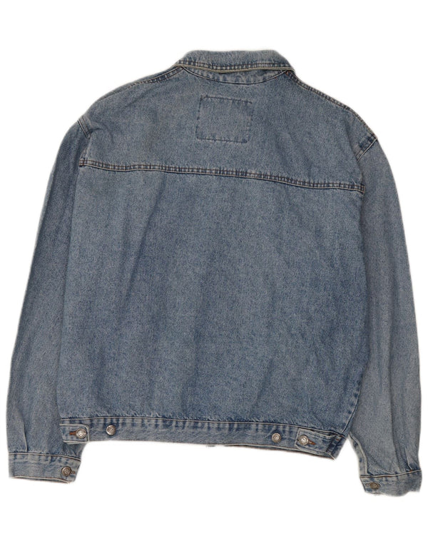 Vintage Mens Denim Jacket UK 42 XL Blue Cotton