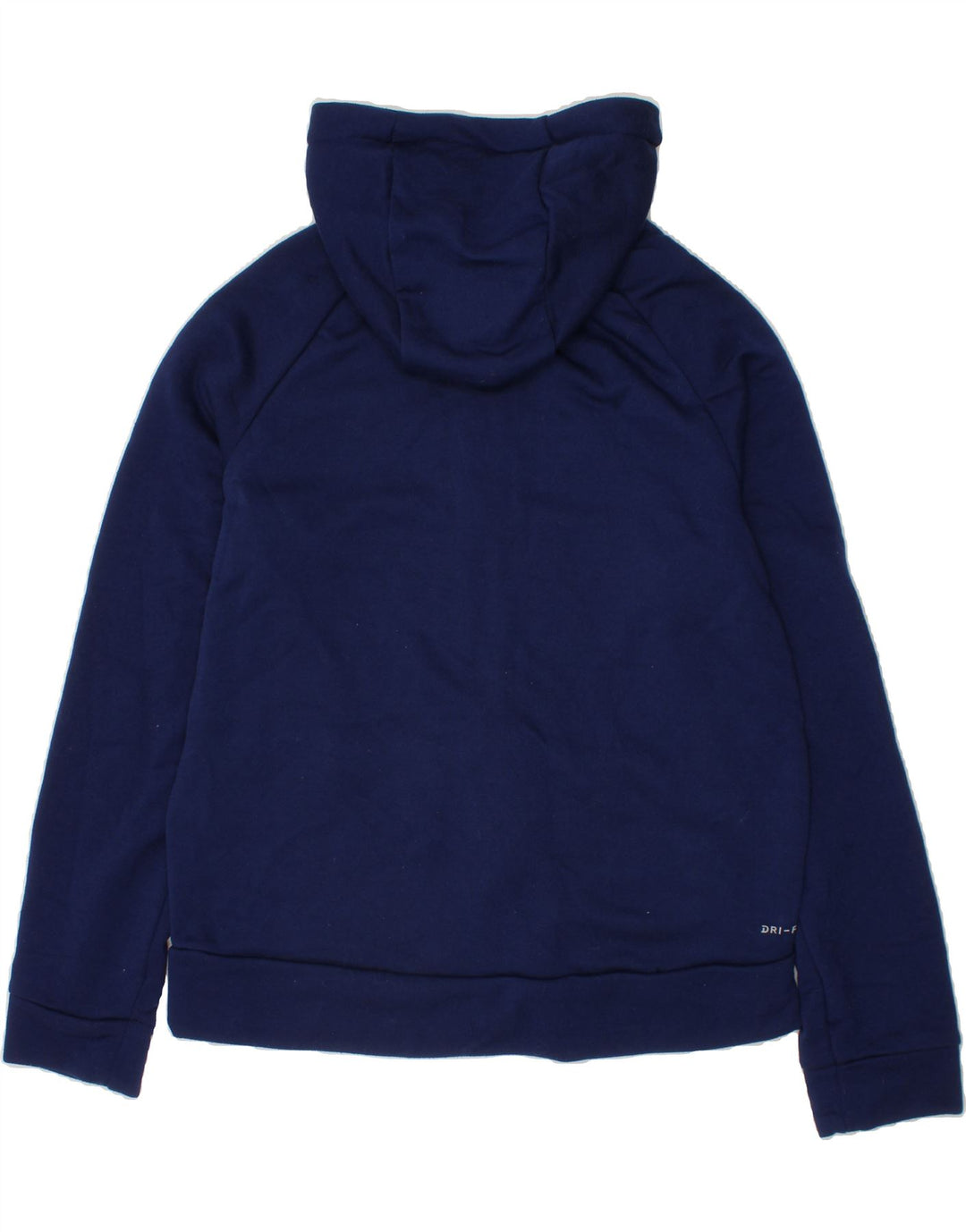NIKE Boys Zip Hoodie Sweater 12-13 Years Large  Navy Blue Polyester Vintage Nike and Second-Hand Nike from Messina Hembry 