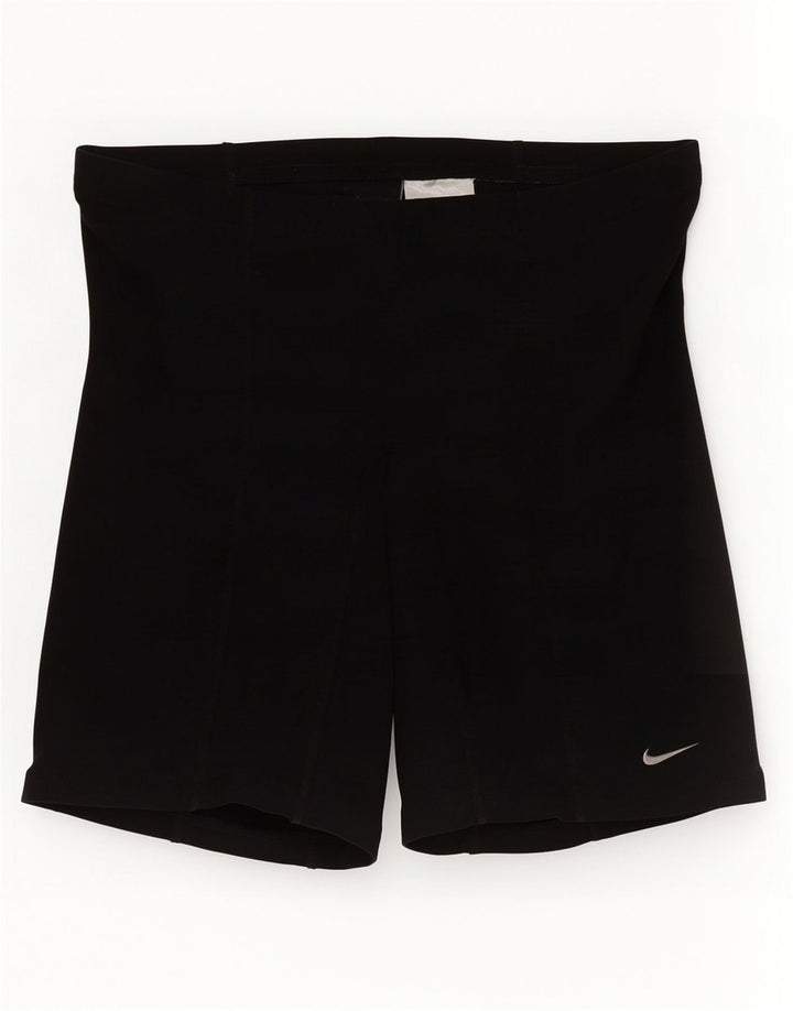 Женские спортивные шорты Nike UK 14, средний черный полиэстер