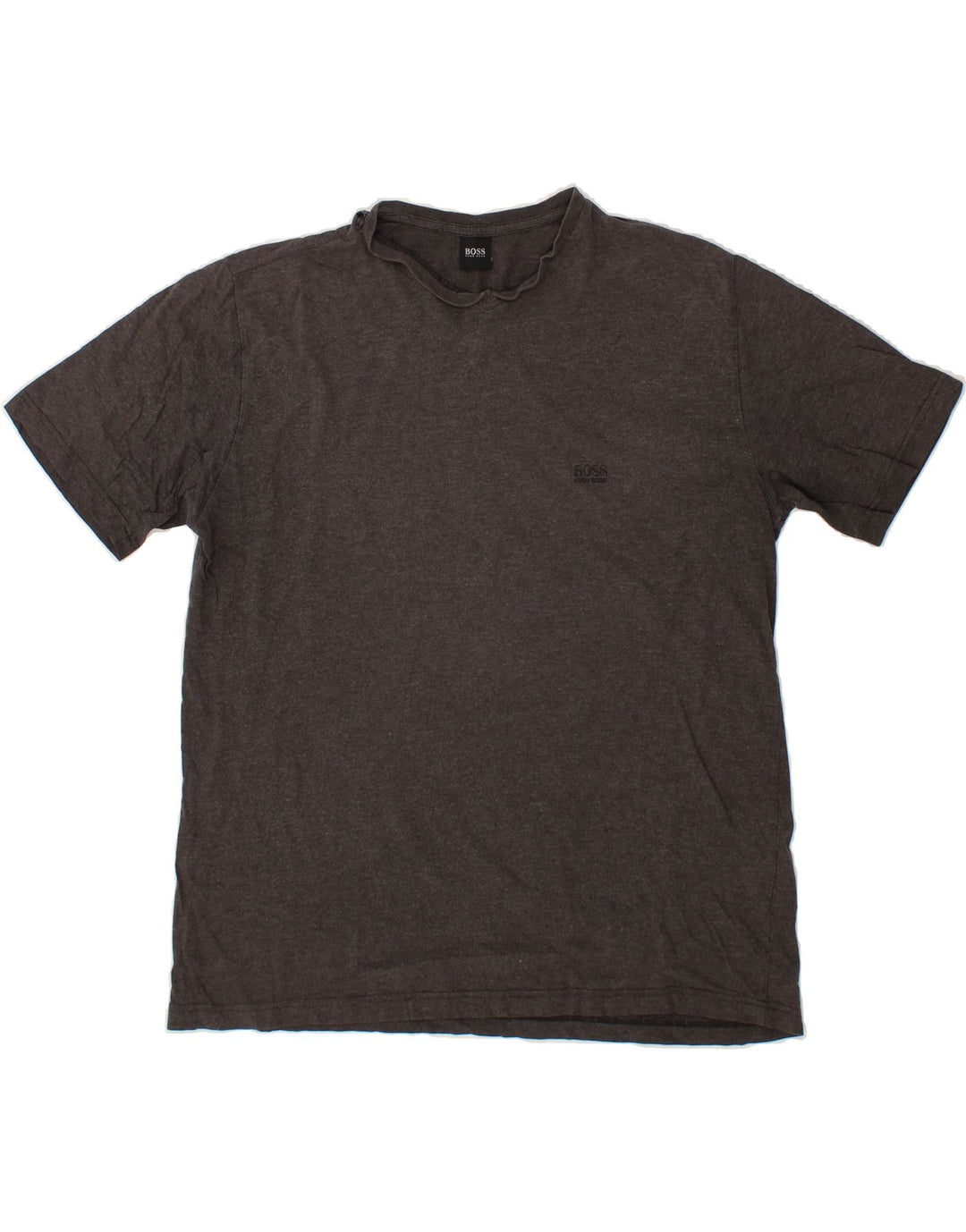 HUGO BOSS Mens T-Shirt Top Large Grey Cotton Vintage Hugo Boss and Second-Hand Hugo Boss from Messina Hembry 