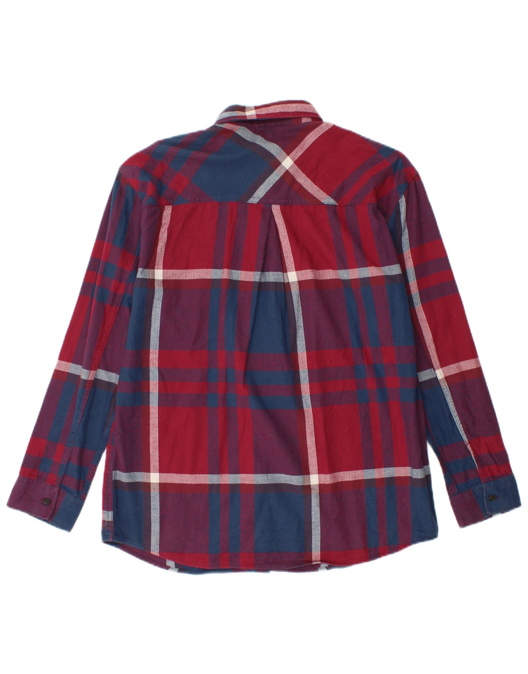Женская фланелевая рубашка оверсайз EDDIE BAUER UK 6 XS в разноцветную клетку
