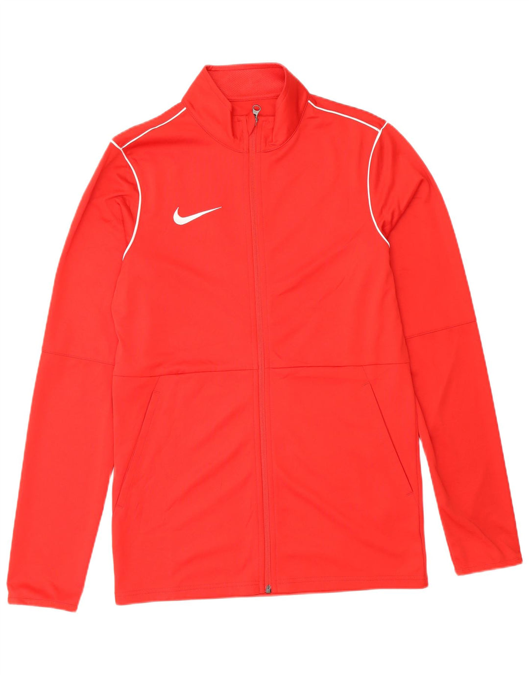 Мужская спортивная куртка с графическим рисунком Nike Dri Fit, маленькая красная полиэстеровая куртка