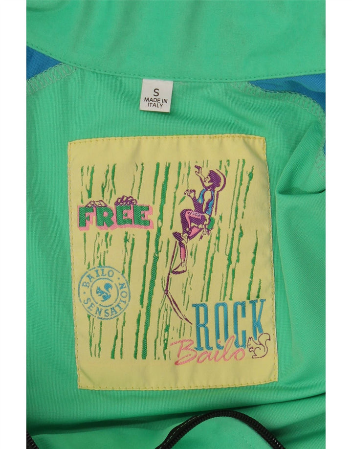 BAILO Мужской спортивный костюм с графическим рисунком, верхняя куртка, маленький зеленый цветной блок