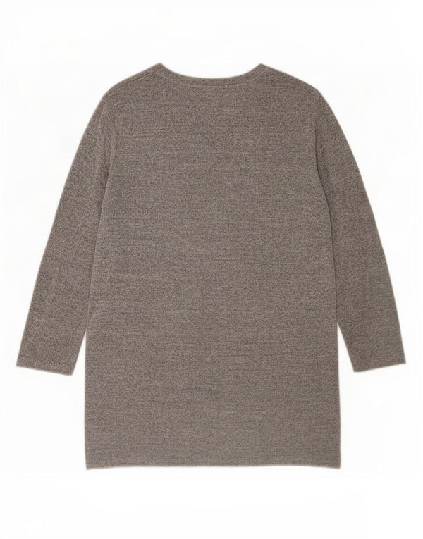 Женская асимметричная блузка Zara UK 14, средний серый