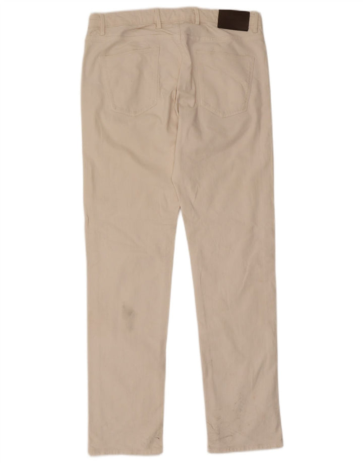 Женские узкие джинсы Massimo Dutti EU 42, большие W32 L31, белый хлопок