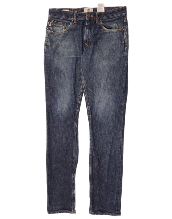Мужские узкие джинсы Timberland W32 L33 синие, хлопок