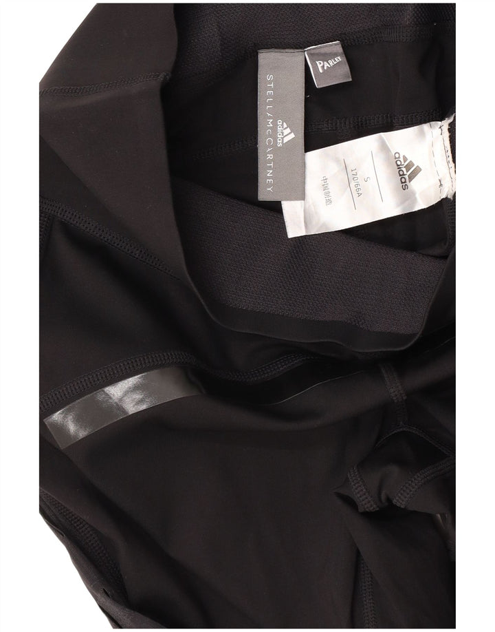 Женские леггинсы с рисунком ADIDAS Stella McCartney UK 8, маленькие, черные в полоску