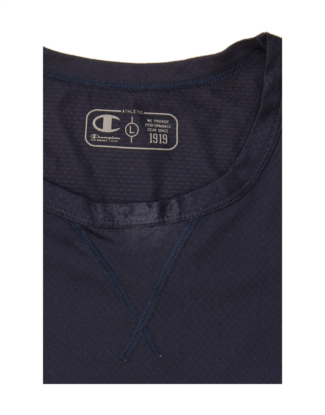 CHAMPION Mens T-Shirt Top Large Navy Blue Vintage Champion and Second-Hand Champion from Messina Hembry 