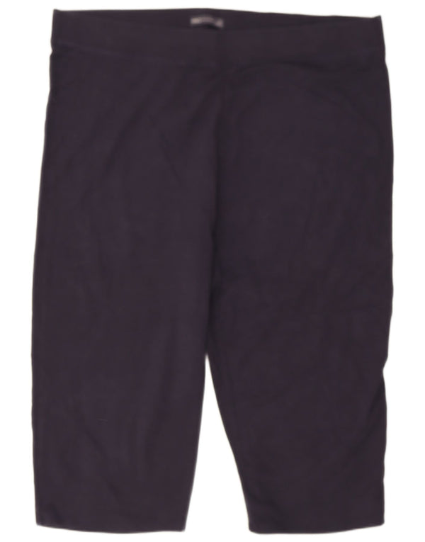 Женские леггинсы-капри Marks & Spencer UK 24 4XL темно-синие хлопковые