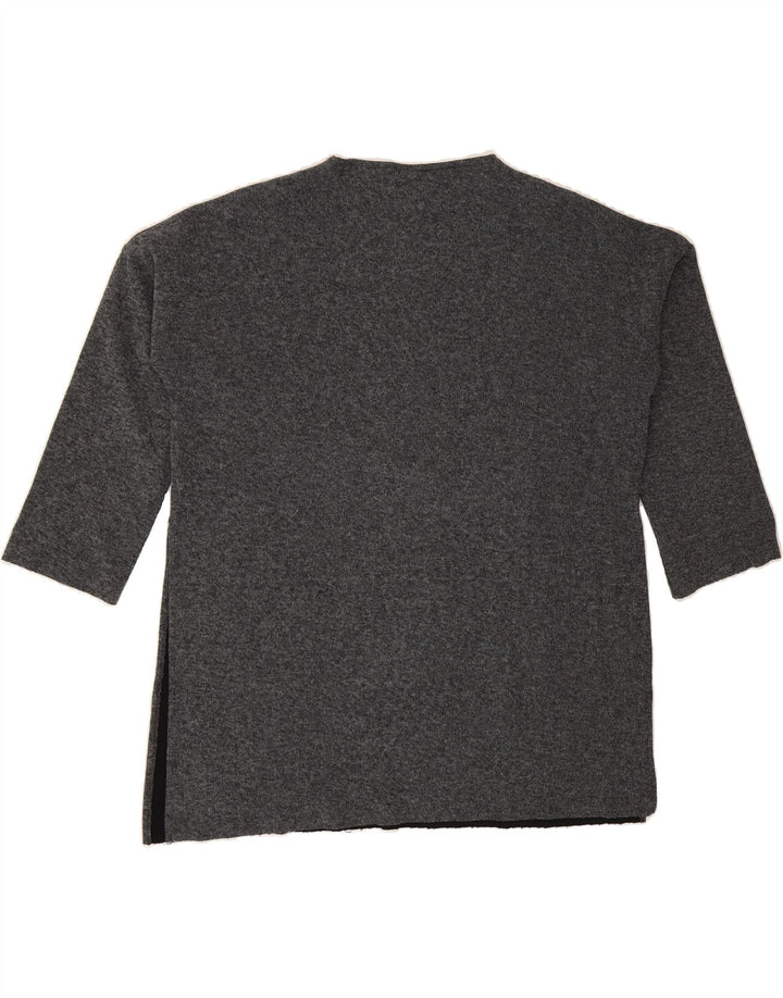 ZARA Womens Oversized Turtle Neck Jumper Sweater UK 10 Small Grey Vintage Zara and Second-Hand Zara from Messina Hembry 