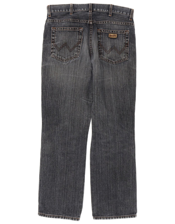 Мужские прямые джинсы Wrangler стандартного кроя W34 L32, синие, хлопок