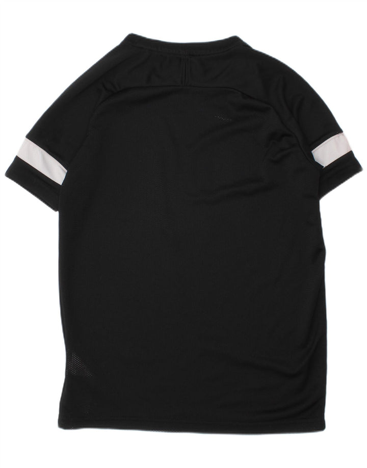 Футболка NIKE для мальчиков Dri Fit, топ, 10–11 лет, средний черный, цветной блок