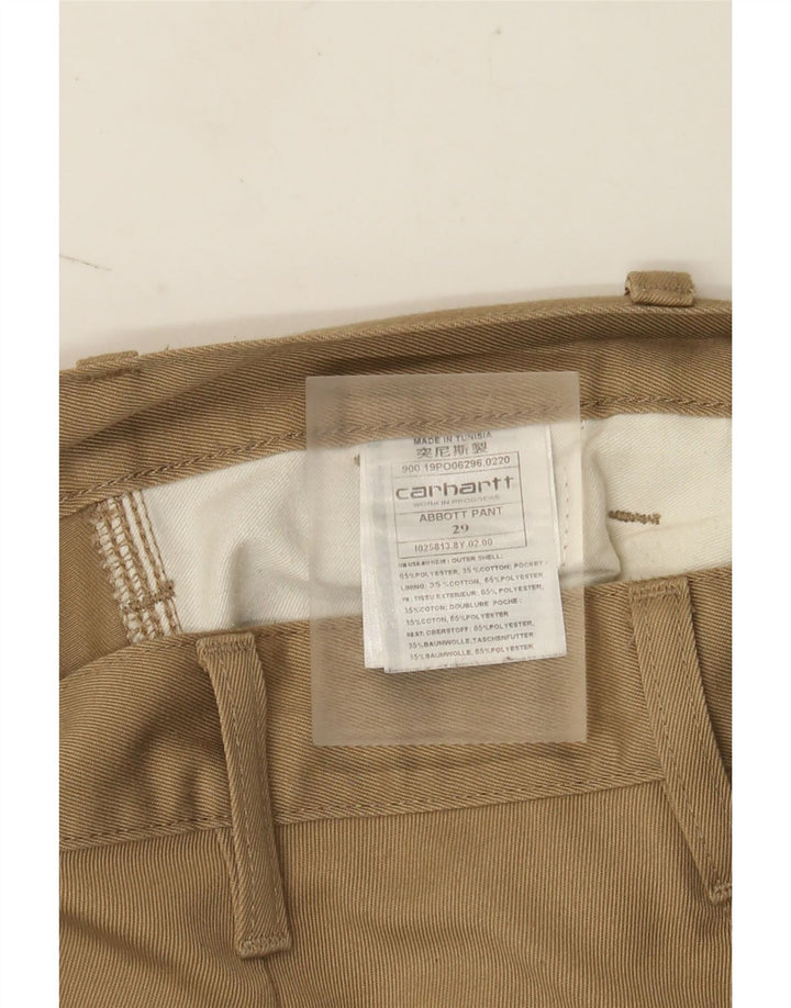 Мужские укороченные брюки Carhartt Wip Pegged W29 L24, бежевый полиэстер