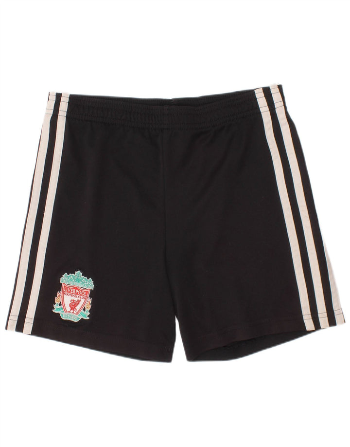 Спортивные шорты Adidas для мальчиков Liverpool 5-6 лет, черный полиэстер