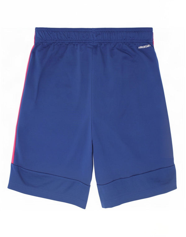 Спортивные шорты Adidas Aeroready для девочек 13-14 лет, синий полиэстер