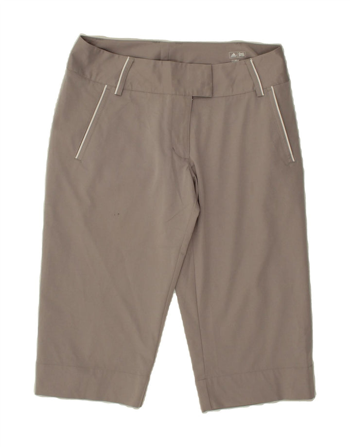ADIDAS Womens Bermuda Shorts US 8 Medium W34  Grey Polyester Vintage Adidas and Second-Hand Adidas from Messina Hembry 