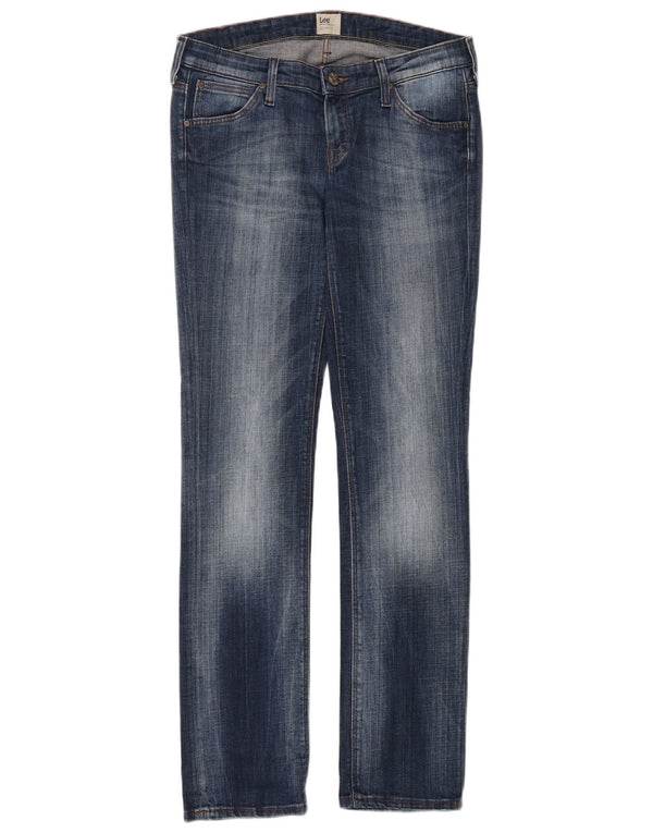Женские узкие джинсы Lee с низкой талией W31 L33, синий хлопок