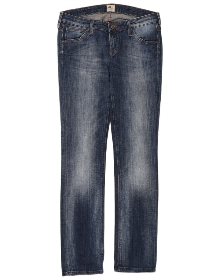 Женские узкие джинсы Lee с низкой талией W31 L33, синий хлопок