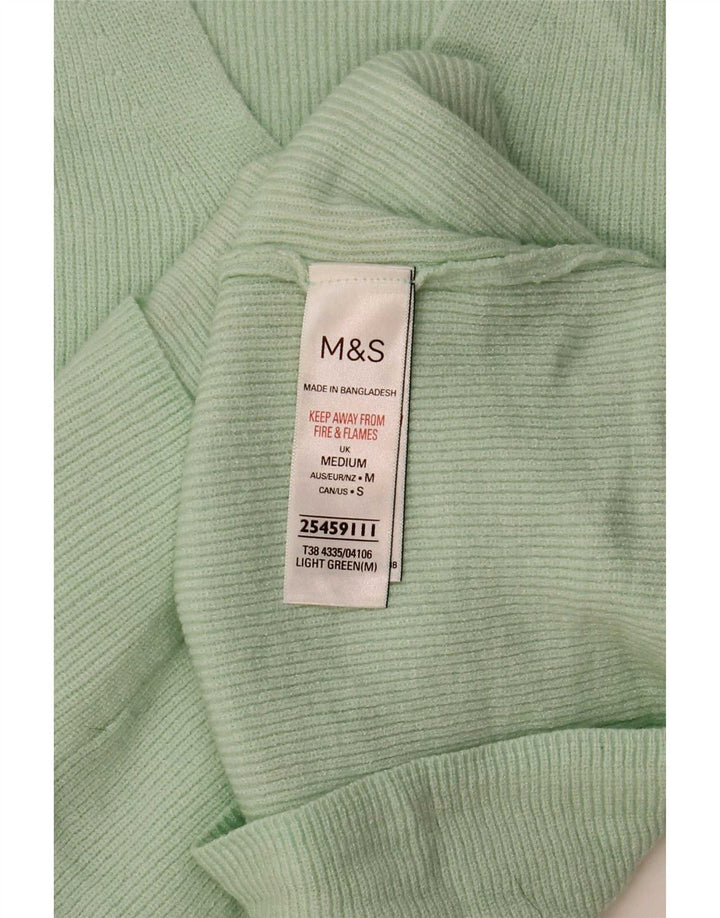 Женская блузка Marks & Spencer Top UK 12, средний зеленый, вискоза