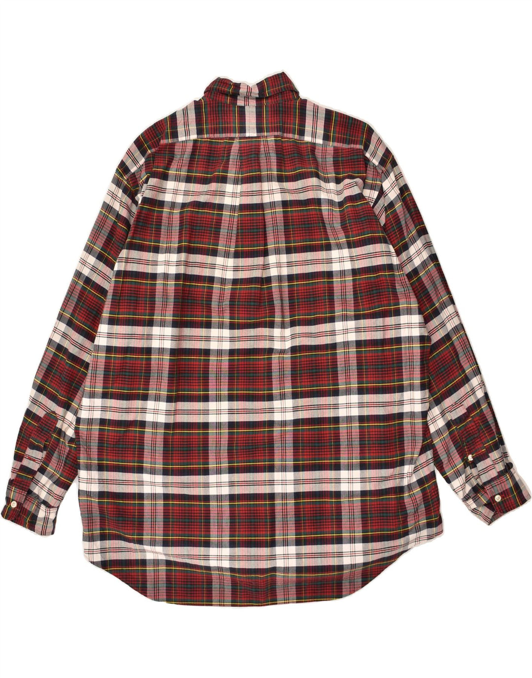 Мужская рубашка RALPH LAUREN, большая красная клетка, хлопок