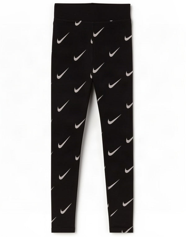 Женские леггинсы с рисунком Nike UK 4 XS, черный хлопок