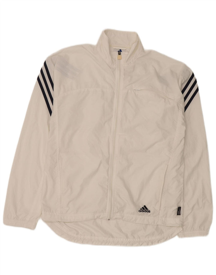 Мужской спортивный костюм Adidas, верхняя куртка, маленький белый полиэстер