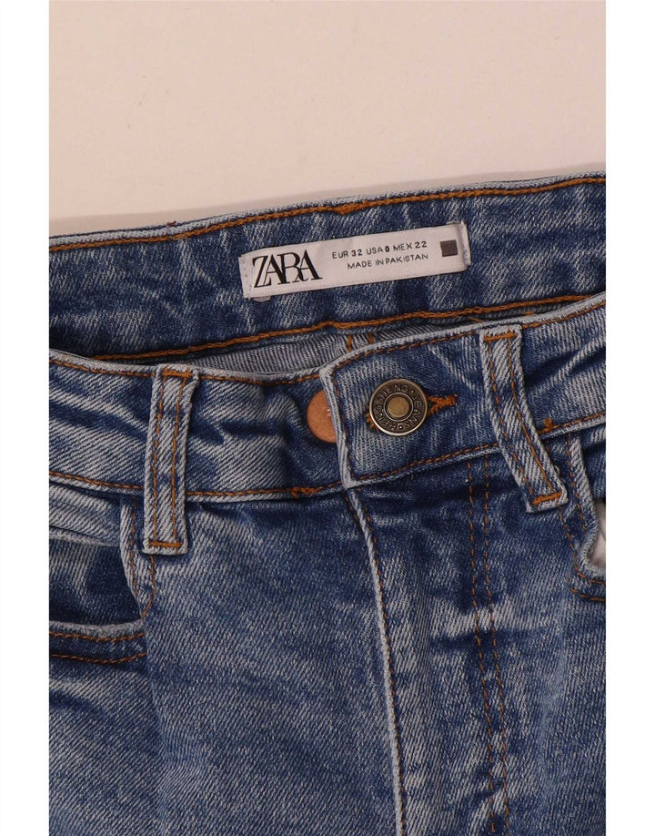 Женские расклешенные джинсы Zara EU 32 2XS W22 L34 синие