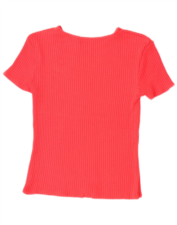 Женская футболка Zara Top UK 8, маленькая красная