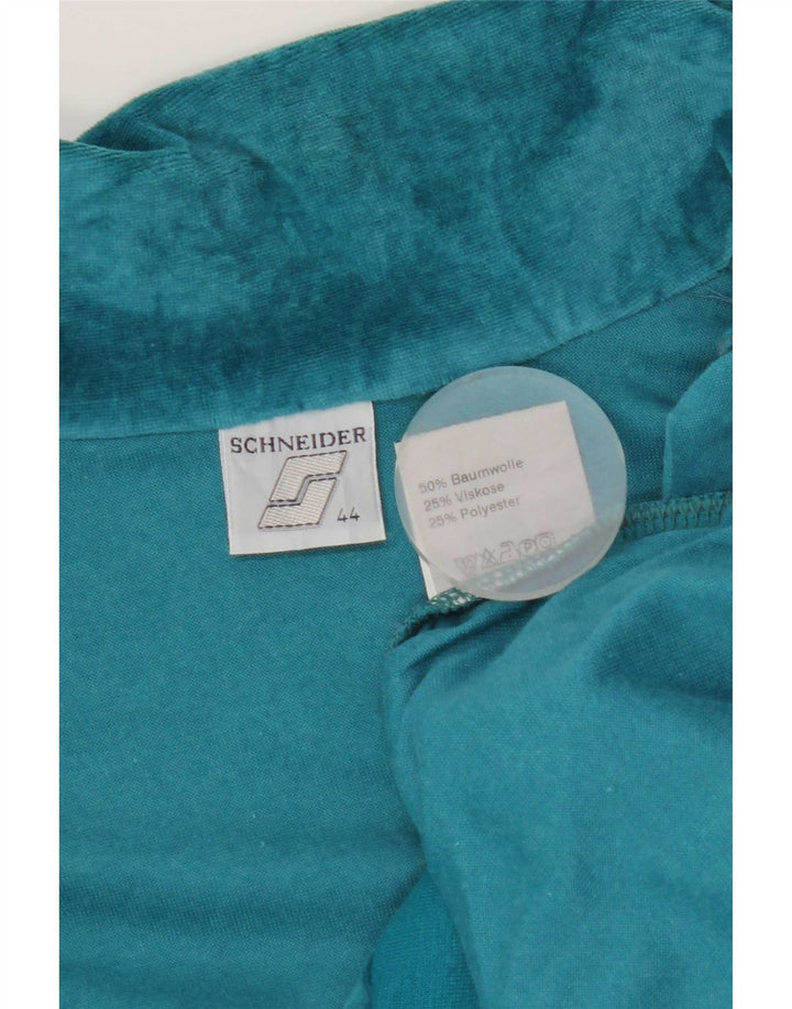 Schneider Женский велюровый спортивный костюм IT 44 Medium Blue Geometric