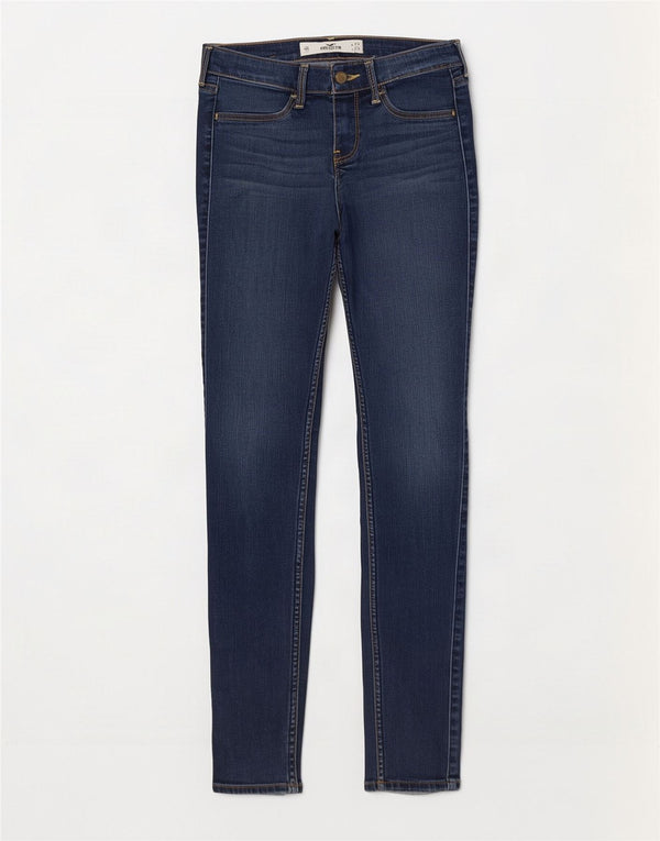 Женские джинсы скинни Hollister США 1 XS W25 L29 Синий хлопок