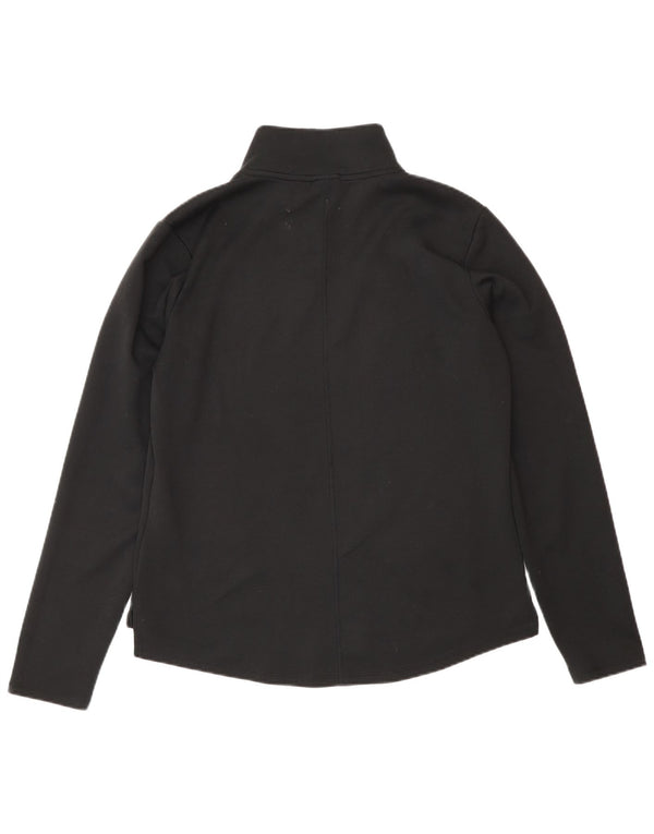 Женский спортивный костюм-пуловер с воротником на молнии Nike Therma-Fit UK 14, средний черный