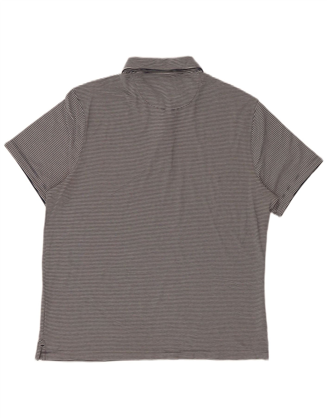 Мужская рубашка-поло MICHAEL KORS, большая темно-синяя полоска